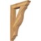 Ekena Millwork Funston Traditional Rough Sawn Bracket, Western Red Cedar, 4"W x 22"D x 34"H BKT04X22X34FST01RWR - alternate 1